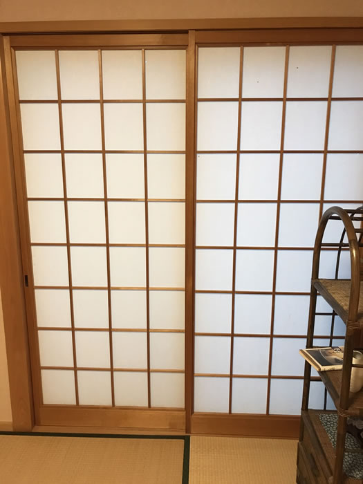 宇治市のお客様障子の張替え写真