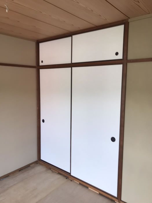 八幡市のお客様襖の張替え写真