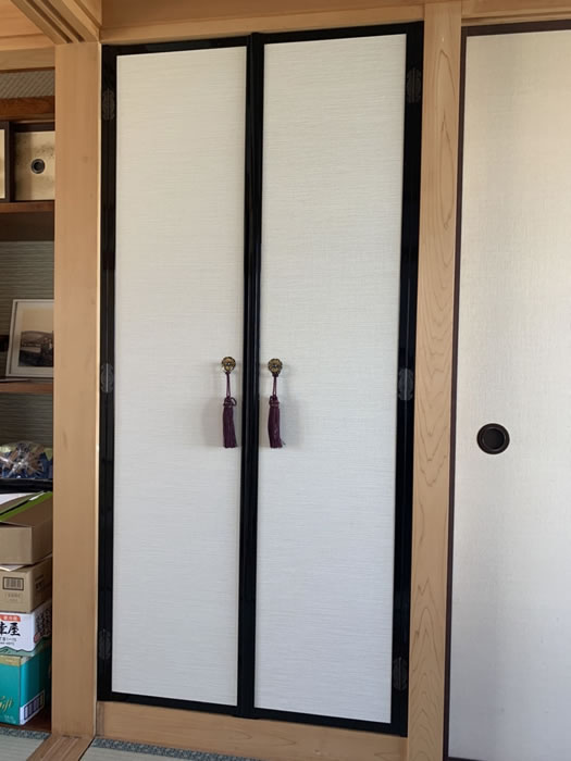 八幡市のお客様襖の張替え写真