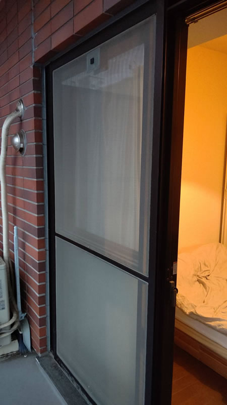 伊勢市のお客様網戸の張替え写真