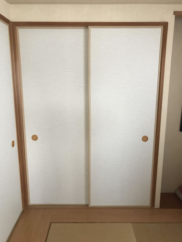 松阪市のお客様襖の張替え写真