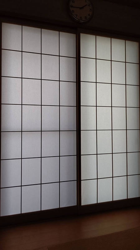 牧之原市のお客様障子の張替え写真