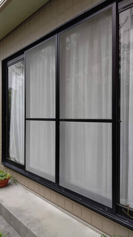 三島市のお客様網戸の張替え写真