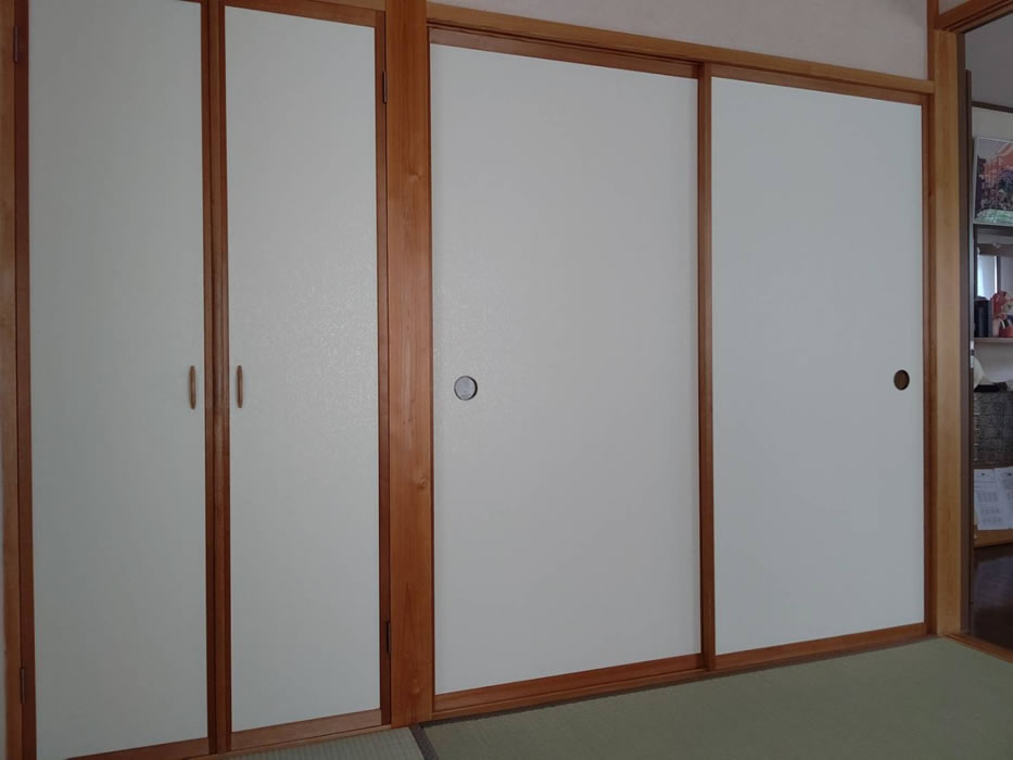 足利市のお客様襖の張替え写真
