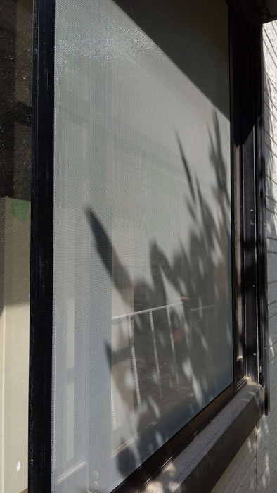 鹿沼市のお客様網戸の張替え写真