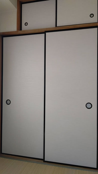 鹿沼市のお客様襖の張替え写真