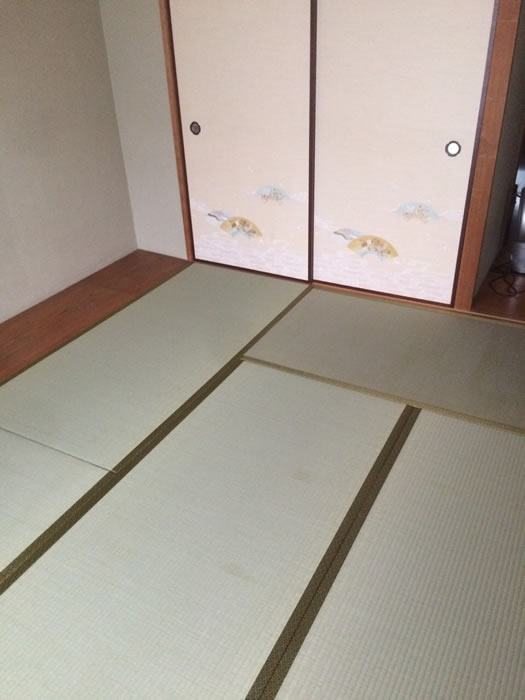 鹿沼市のお客様畳の張替え写真