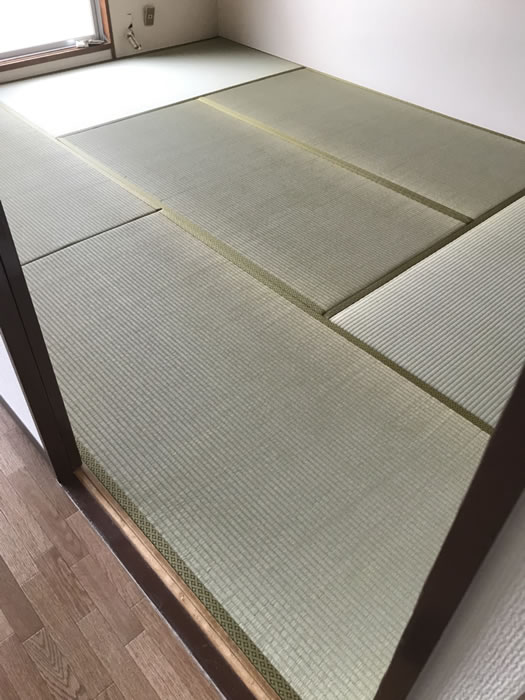 鹿沼市のお客様網戸の張替え写真