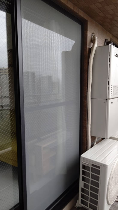 小山市のお客様網戸の張替え写真