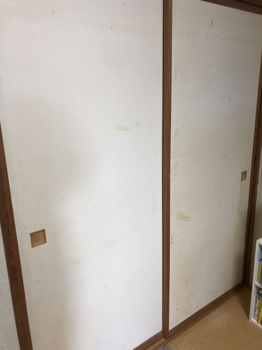 小山市のお客様襖の張替え写真