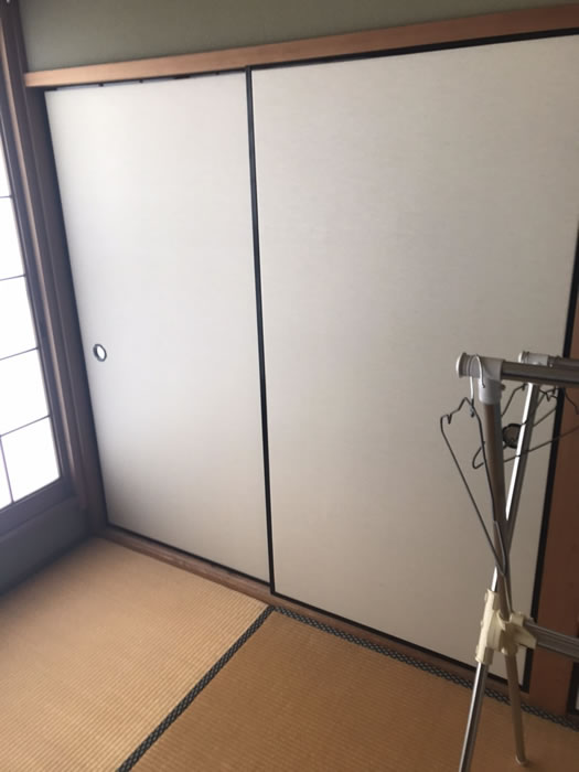 さくら市のお客様襖の張替え写真