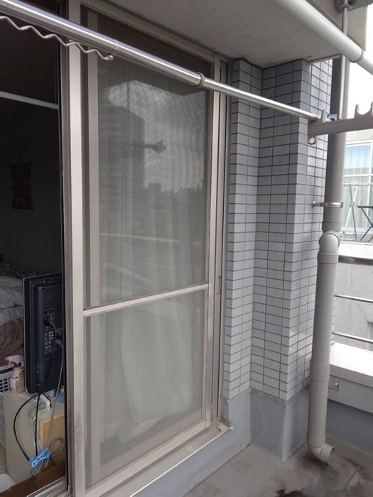 宇都宮市のお客様網戸の張替え写真