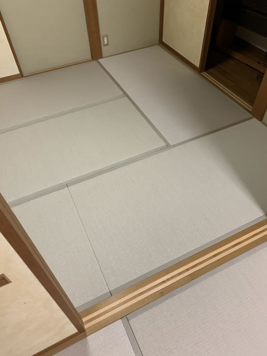 宇都宮市のお客様畳の張替え写真